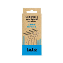 Bamboo Interdental Brushes Blue (0.6mm | ISO Size 3) - truthpaste