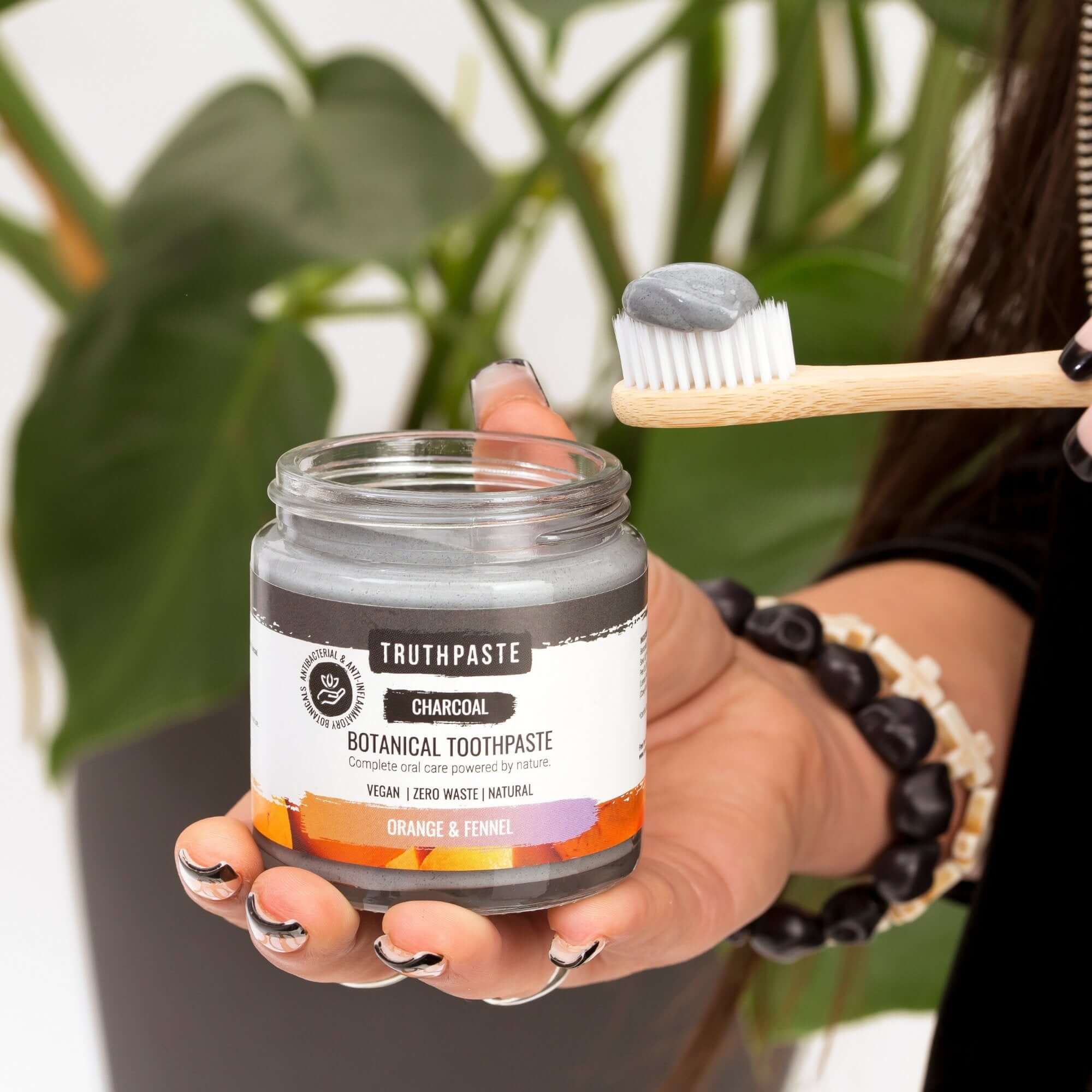 Charcoal: Orange & Fennel (100ml) - truthpaste