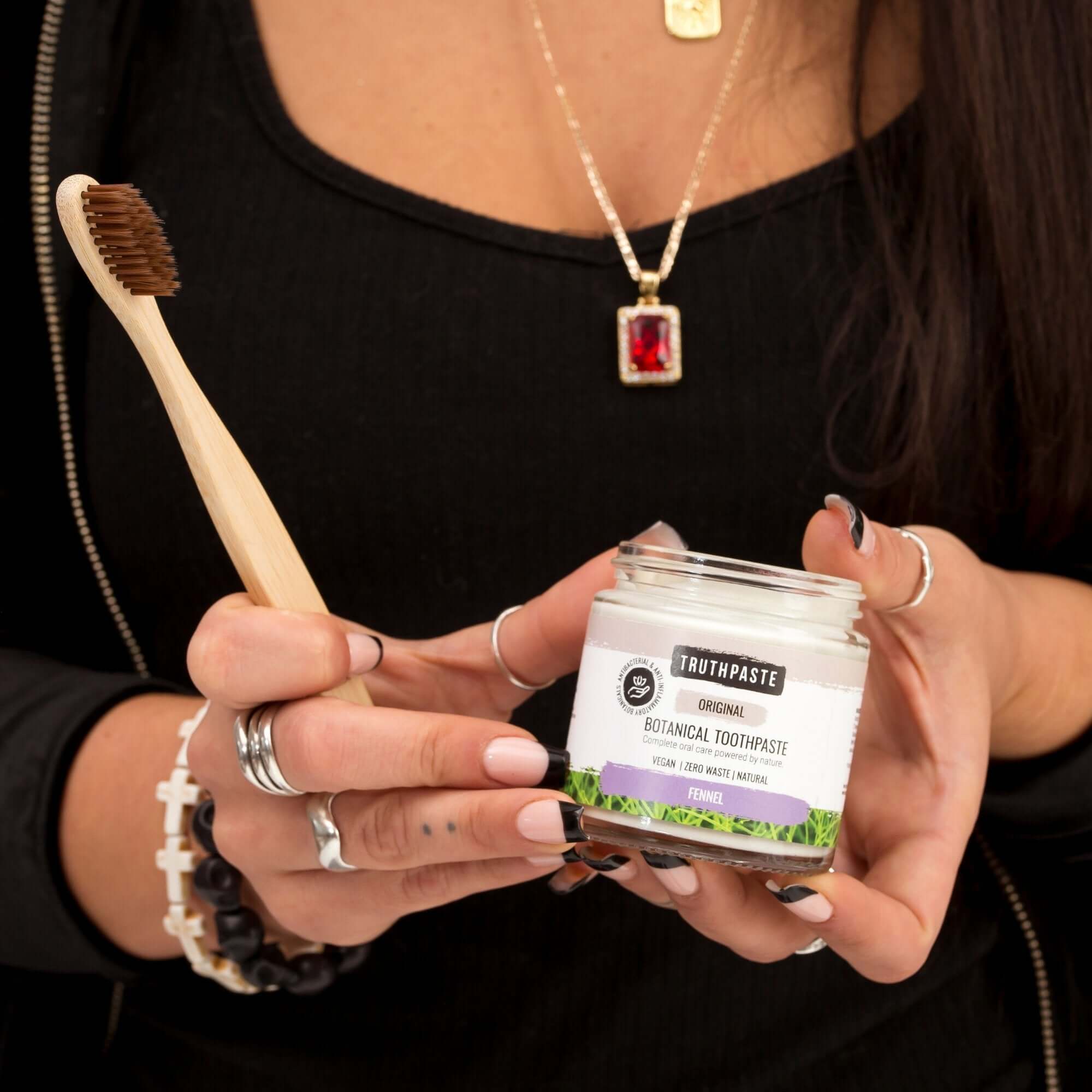 Truthpaste Natural Toothpaste Original Fennel flavour. Mint free, fluoride free, SLS free