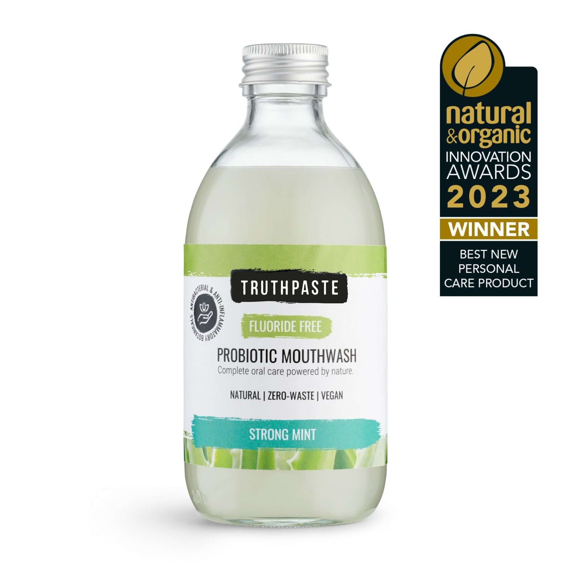 Strong Mint Probiotic Mouthwash - truthpaste