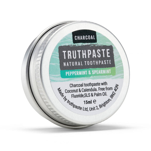 Natural Whitening Charcoal Toothpaste | Truthpaste Travel Peppermint ...
