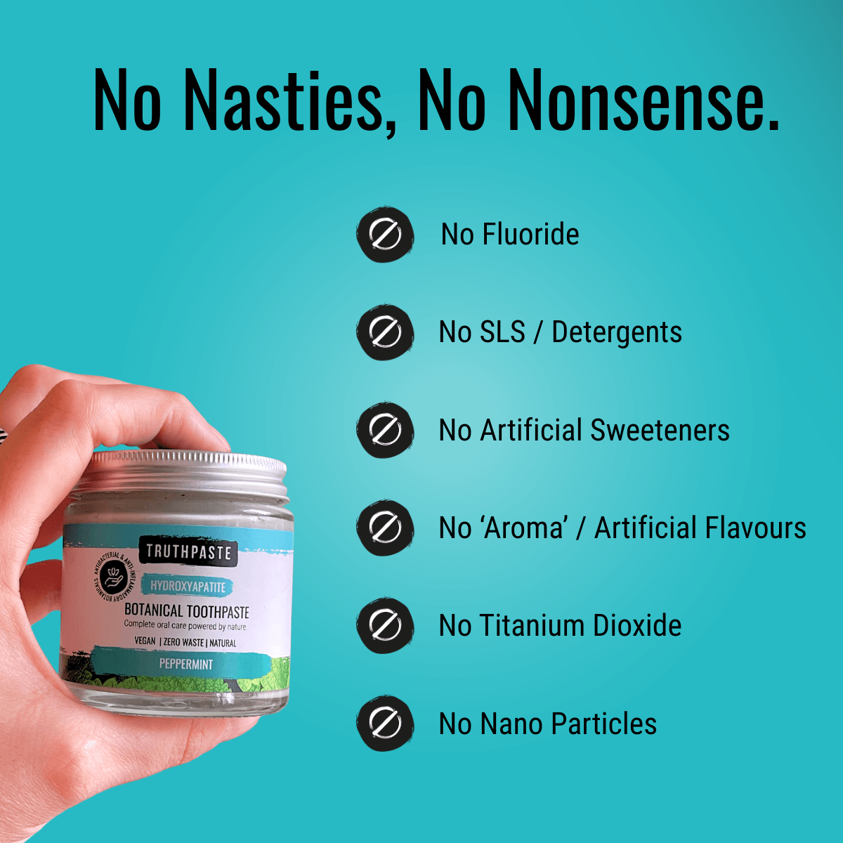 Truthpaste Leaflet Truthpaste | The UK's best zero waste, natural and SLS free oral care