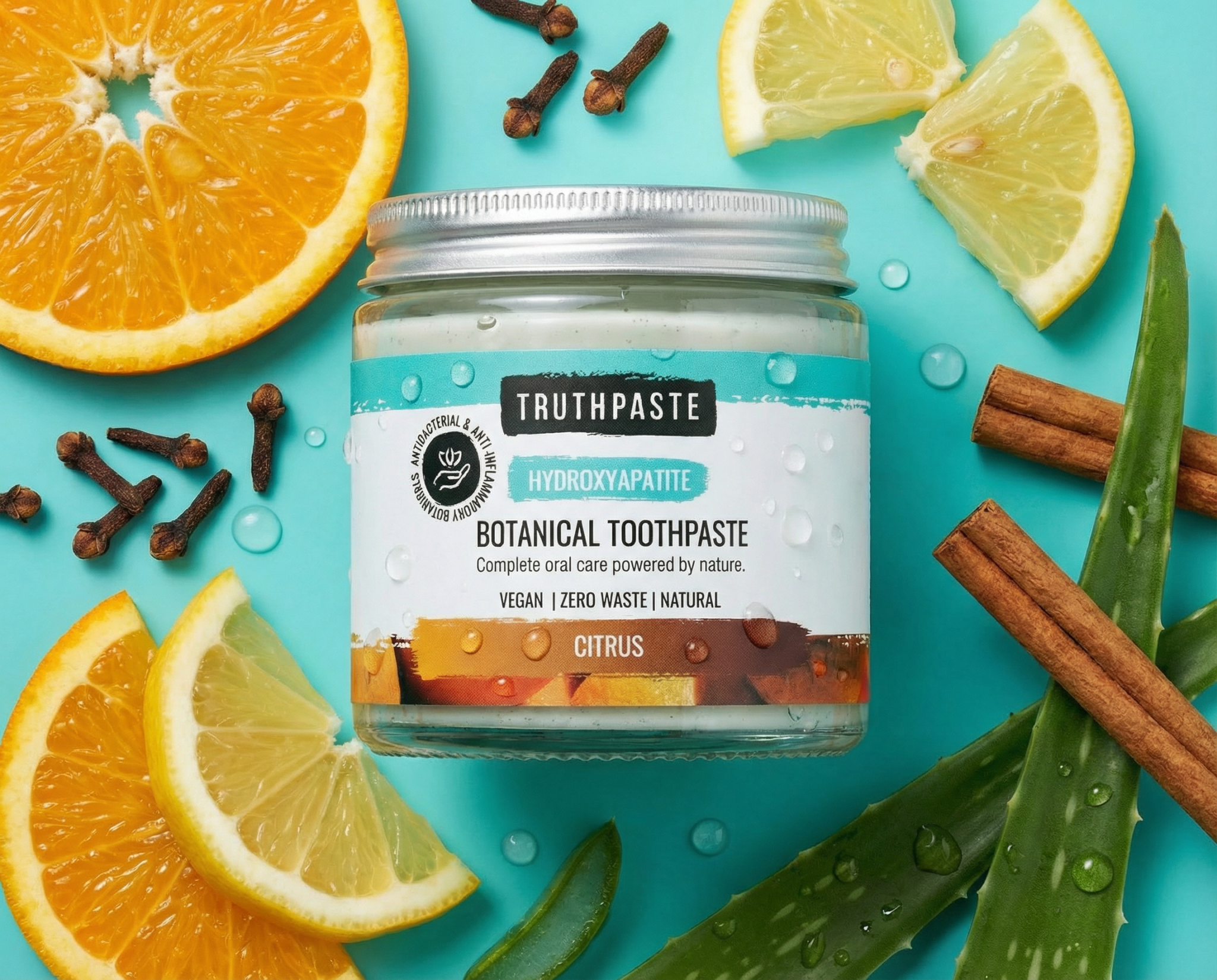 Truthpaste Leaflet Hydroxyapatite Toothpaste | Fluoride Free Remineralising Oral Care ...