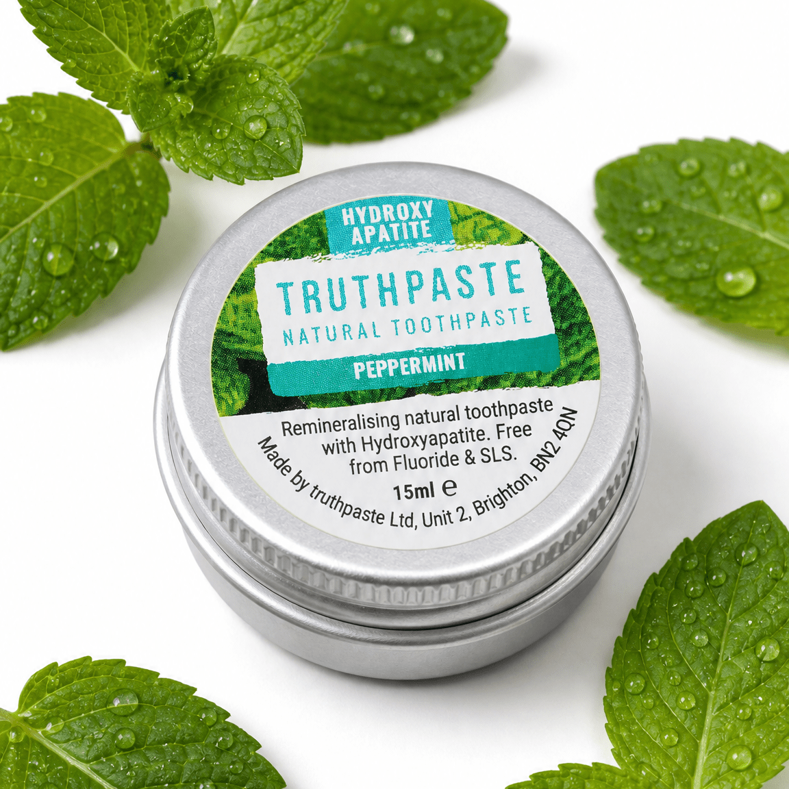 Hydroxyapatite: Peppermint (15ml) - truthpaste