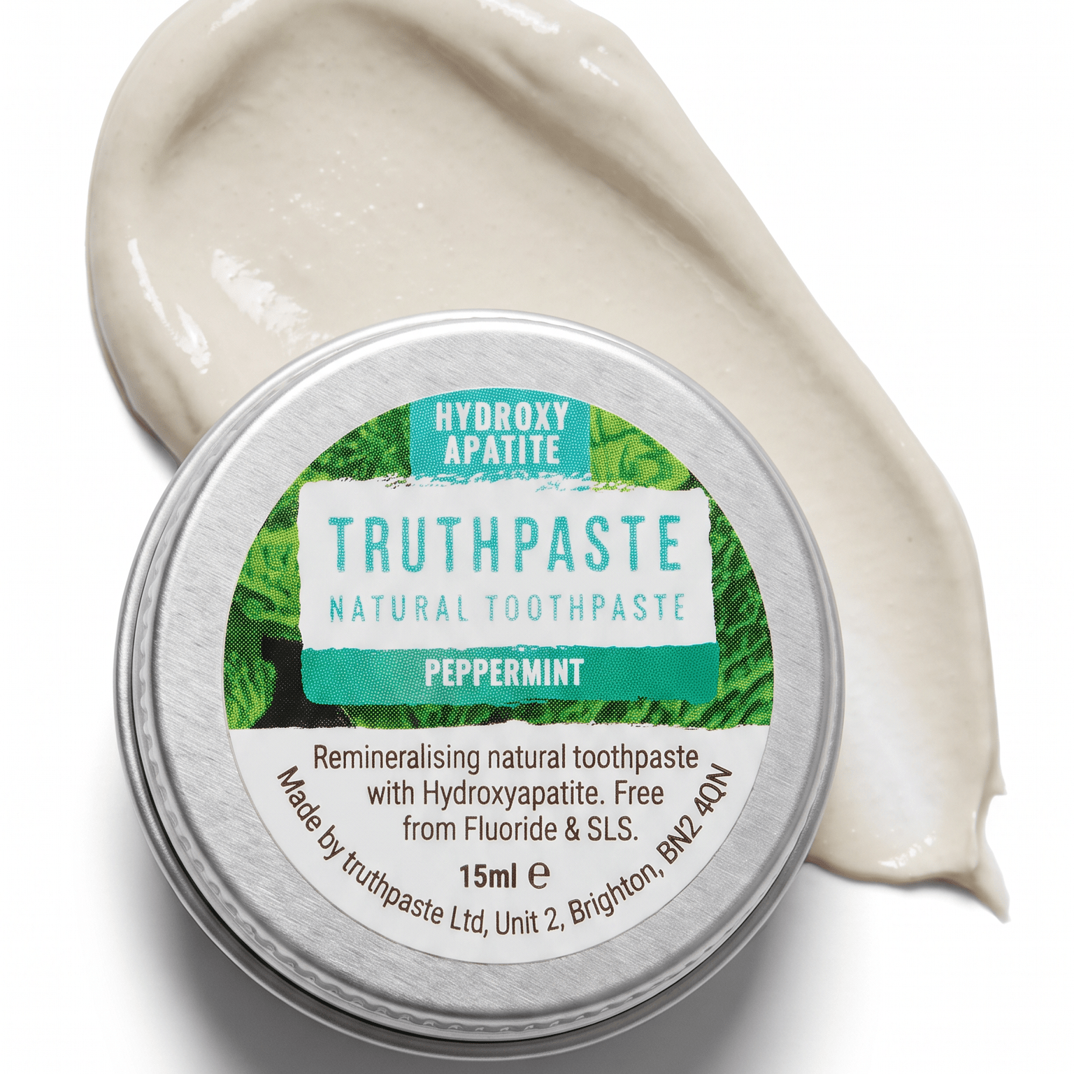 Hydroxyapatite: Peppermint (15ml) - truthpaste