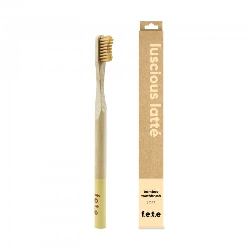 Luscious Latte Bamboo Toothbrush (Soft Bristles) - truthpaste